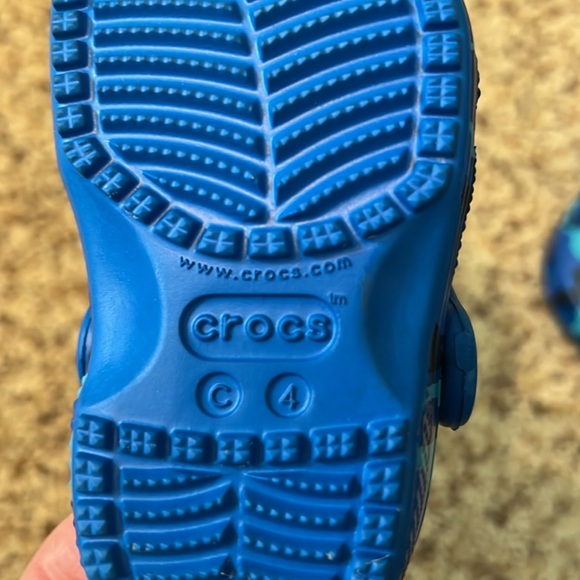 Baby/toddler blue crocs 4c - Picture 3 of 3